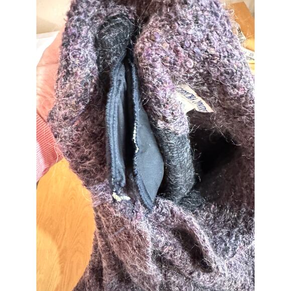 VTG Women’s Mohair Blend Cardigan Sweater M Knit Collar Made in USA - Picture 8 of 8